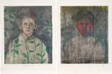 Jim Dine, Nancy Outside in July XII: Green Leaves; and Nancy Outside in July XIII: Dissolving in Eden (D'O. & F. 93 & 94)