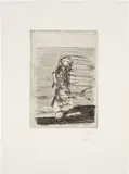 Georg Baselitz, Pfahl (Blutleuchte) (J. 102), 1972, Etching, on Copperplate paper, with full margins