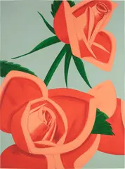 Rose Bud (S. 692) by Alex Katz, 2019, Archival pigment print in colors, on Crane Museo Max paper, with full margins, sold Apr 2025