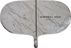 General Idea, Magi© Bullet (F. 9207), 1992, Custom-shaped printed silver Mylar balloon