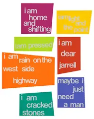 Adam Pendleton, Maybe/I Am, 2004, The complete set of seven screenprints in colors, on shaped wove paper, the full sheets