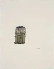 Untitled by Marcel Dzama, 1998, Unique ink drawing in colors, on wove paper, sold Apr 2025