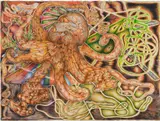 Steve DiBenedetto, The Wizard, 2004, Unique colored pencil drawing, on wove paper