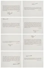 Glenn Ligon, Skin Tight, 1995, The set of eight offset lithographs, on wove paper, with full margins, accompanied by four unsigned duplicate prints, all contained in the original paper envelope