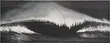 Robert Longo, Wave, for Lincoln Center Festival (R. p. 196), 2003, Lithograph and screenprint, on wove paper, the full sheet