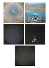 John Gerrard, Solar Reserve: five plates, 2014, Five giclée prints in colors, on Hahnemühle Rag paper, the full sheets