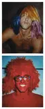 Juan Antonio de Ribera, Untitled (Keith Haring): two prints, c. 1986/2003, Two chromogenic prints, on Kodak photo paper