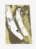 Richard Prince, Untitled, from New Figures, 2015, Screenprint in colors with collage, on Coventry Rag and Lanaquarelle papers, with full margins