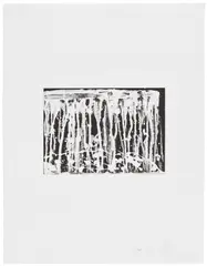 Small Horizontal Falls by Pat Steir, 1991, Aquatint, on Somerset paper, with full margins, sold Jun 2025