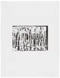 Pat Steir, Small Horizontal Falls, 1991, Aquatint, on Somerset paper, with full margins