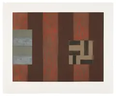 Sean Scully, Room (G.S.A. 88002), 1988, Etching, drypoint and aquatint in colors, on Somerset paper, with full margins