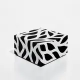 Sol LeWitt, "Loopy Doopy" box, 1999, Painted wood, copper