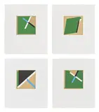 Tony DeLap, Too Much Green (T. 12-304-12-307), 2012, The complete set of four lithographs in colors, on Somerset Velvet paper, with full margins
