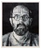 Chuck Close, Self-Portrait, 1995, Screenprint in colors, on wove paper, with full margins