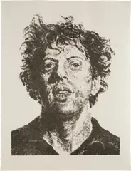 Chuck Close, Phil/Fingerprint (B. 16), 1981, Lithograph, on Kuratani Kozo Special Japan paper, with full margins