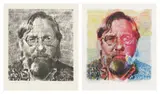 Chuck Close, John I; and John II