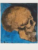 Jim Dine, A Side View in Florida (C. 16), 1986, Etching and power-tool drypoint with hand-coloring and burnishing, on Arches paper, with full margins