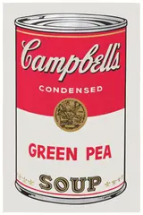 Andy Warhol, Green Pea, from Campbell’s Soup I (F. & S. 50), 1968, Screenprint in colors, on wove paper, with full margins