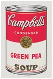 Andy Warhol, Green Pea, from Campbell’s Soup I (F. & S. 50), 1968, Screenprint in colors, on wove paper, with full margins