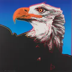 Andy Warhol, Bald Eagle, from Endangered Species (F. & S. 296), 1983, Screenprint in colors, on Lenox Museum board, the full sheet