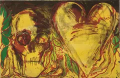 Yellowheart and a Devil (C. 17) by Jim Dine, 1986, Etching in colors, on Arches Cover paper, the full sheet, sold Jun 2025