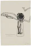 Andy Warhol, Flowers (Hand-Colored) (F. & S. 112), 1974, Screenprint with hand-coloring in watercolor, on J. Green paper, the full sheet