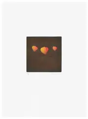 Yōzō Hamaguchi, Three Butterflies (C. 176-9), 1985-91, Mezzotint in colors, on Rives BFK paper, with full margins