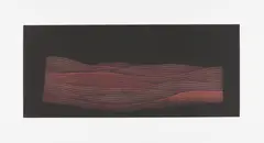 Yōzō Hamaguchi, Red Field (C. 174-2), 1985-91, Mezzotint in colors, on Rives BFK paper, with full margins