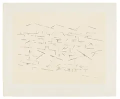 Andrew Dasburg, Ranchos Valley I (T. 74-706), 1974, Lithograph, on Arches Cover paper, with full margins