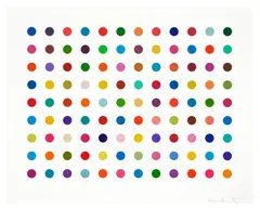 Ellipticine by Damien Hirst, 2007, Etching and aquatint in colors, on Hahnemühle etching paper, with full margins, sold Jun 2025