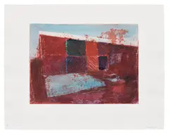 Enoc Perez, Puerto Rico 3G, 2016, Photoetching with hand-coloring, on Somerset Velvet paper, with full margins