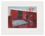 Enoc Perez, Puerto Rico 3G, 2016, Photoetching with hand-coloring, on Somerset Velvet paper, with full margins
