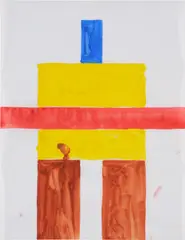 Untitled by Joe Bradley, 2008, Unique gouache drawing in colors, on graph paper, sold Jun 2025