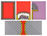 Nicholas Krushenick, Untitled; Untitled; Untitled; and Untitled