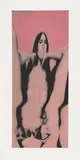 Larry Bell, Untitled #1, 1974, Screenprint in colors with flocking, on wove paper, with full margins