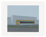 Jake Longstreth, Peachtree Drive, 2019, Screenprint in colors, on Rives BFK paper, with full margins