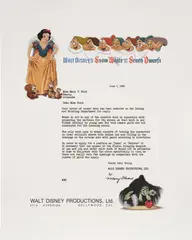 Aleksandra Domanović, Disney Letter, 2014, Archival inkjet print in colors, on Hahnemühle Photo Rag paper, with full margins