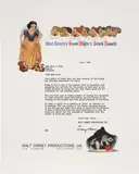 Aleksandra Domanović, Disney Letter, 2014, Archival inkjet print in colors, on Hahnemühle Photo Rag paper, with full margins