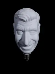 Yes! by Maurizio Cattelan, 2019, Porcelain and LED lightbulb multiple, contained in the original cardboard box, sold Jun 2025