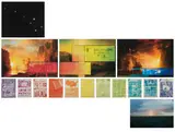 Matthew Day Jackson, Das Wochenendhaus, from The Dymaxion Series, 2007, The complete set of 16 prints, including etchings, archival inkjets, screenprints, lithographs, and C-prints in colors, on Hahnemühle Copperplate, Durotone Newsprint Aged and photo paper, the full sheets, the C-print mounted to board (as issued)