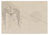 Gert & Uwe Tobias, Untitled, 2006, Unique graphite drawing with typewriter ink, on smooth wove paper