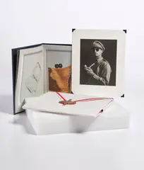 Matthew Barney, Drawing Restraint Volume IV (General MacArthur), 2007, The complete artist's book, the deluxe edition comprising a C-print (opened, contained in the original Japan paper folio with a metal foil seal), all contained in the original self-lubricating plastic case