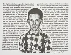 David Wojnarowicz, Untitled (One Day This Kid...), 1991/2012, Letterpress print, on board, with full margins