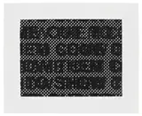 Glenn Ligon, Detail, 2014, Screenprint, on Coventry Rag paper, with full margins
