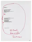 Louise Bourgeois, Program for a Helmut Lang fashion show