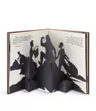 Kara Walker, Freedom: a Fable, 1997, Laser-cut paper pop-up book, bound in brown leather (as issued), contained in the original cardboard packing box