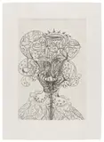 George Condo, Untitled, 1989, Etching, on Hahnemühle paper, with full margins
