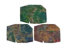 Sam Gilliam, Lattice: three plates (V. 93-95), 1982, Three lithograph and etchings in colors, on handmade paper, the full sheets