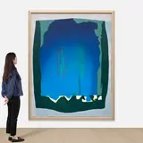 Helen Frankenthaler, Freefall (H. 233), 1992-93, Monumental woodcut in colors, on TGL handmade hand-dyed paper, the full sheet