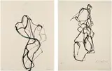 Brice Marden, Zen Print #1; and Zen Print #2